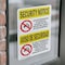 Signmission Drugs Or Alcohol Dismiss Bilingual OSHA Security Notice Sign, Vinyl Decal, 7in W x 10in L, 2PK OS-2PACK-SN-D-710-L-11530 - alternate 3